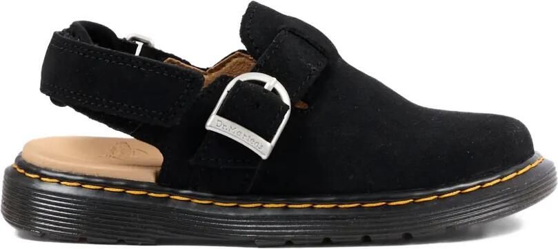 Dr. Martens Kids Jorgie leren muiltjes met gesp Zwart - Foto 5