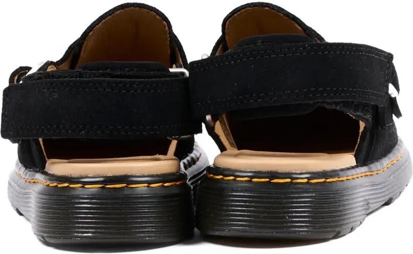 Dr. Martens Kids Jorgie leren muiltjes met gesp Zwart - Foto 3