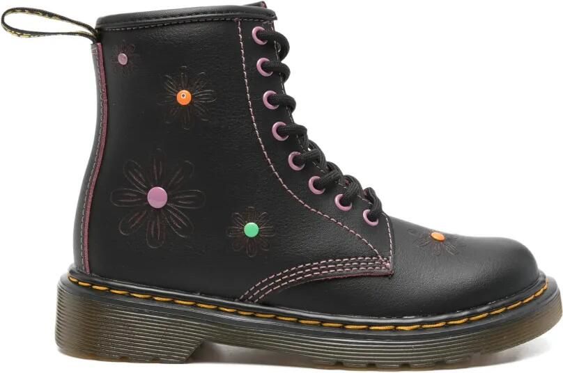 Dr. Martens Kids Laarzen met bloe print Zwart