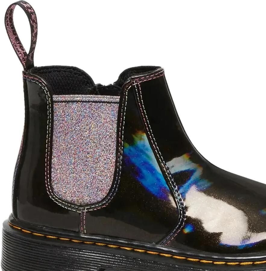 Dr. Martens Kids Laarzen met glittervlak Zwart - Foto 2