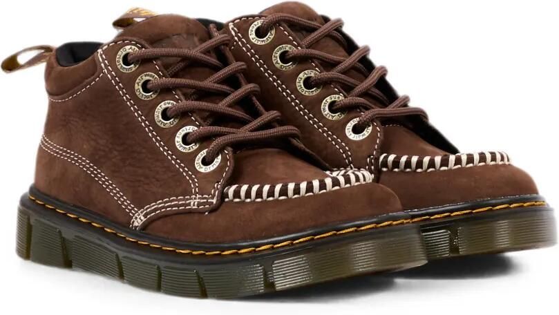 Dr. Martens Kids Raffe laarzen met contrasterende stiksels Bruin