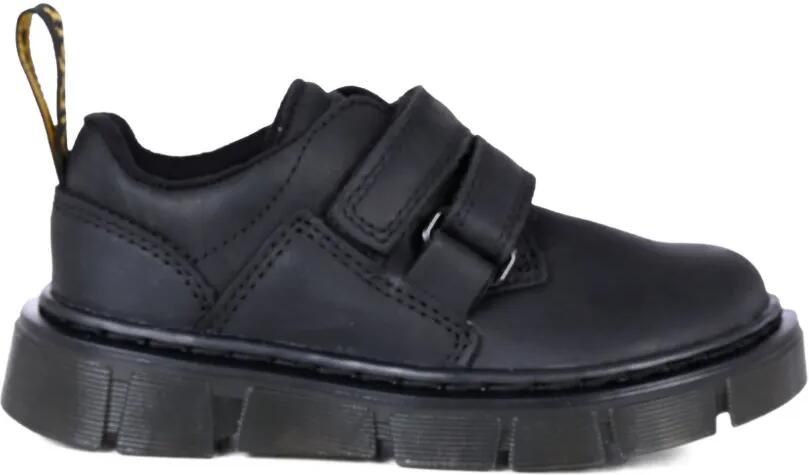 Dr. Martens Kids Raffe leren loafers met dubbele bandjes Zwart