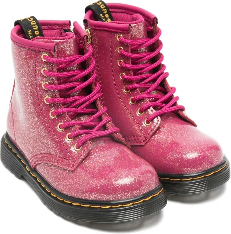 Dr. Martens Kids Veterlaarzen met glitter-effect Roze