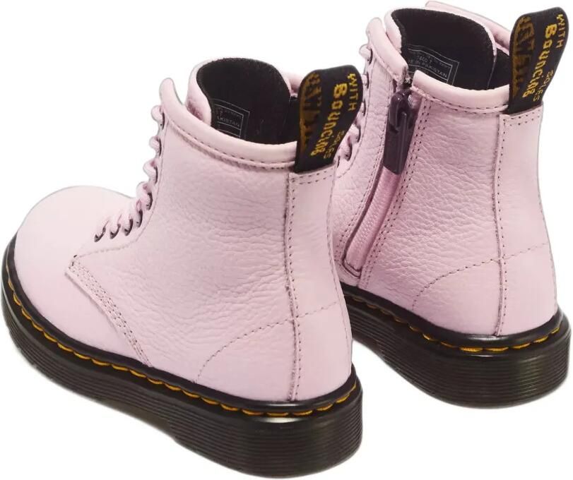 Dr. Martens Kids Virginia leren combat boots Roze