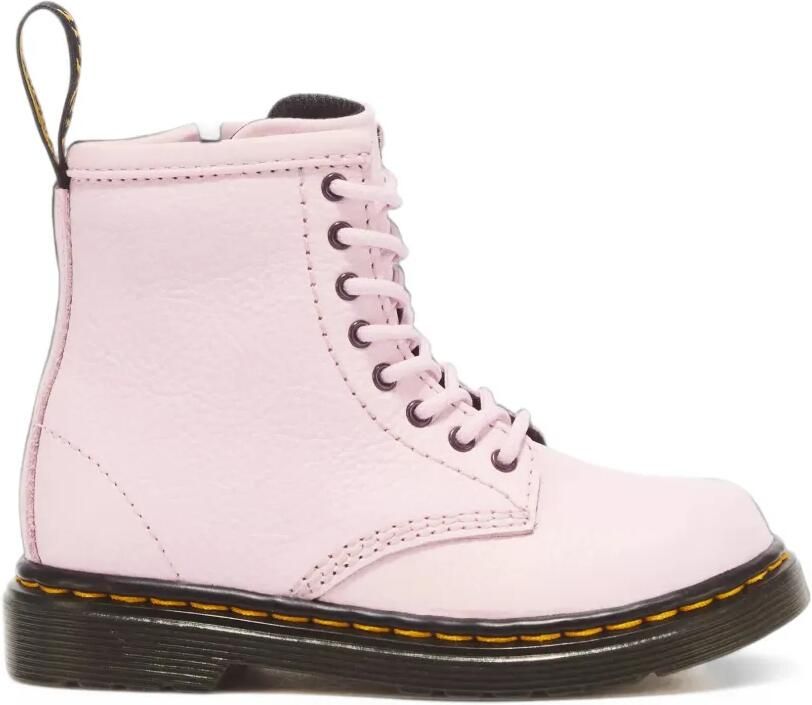 Dr. Martens Kids Virginia leren combat boots Roze - Foto 4