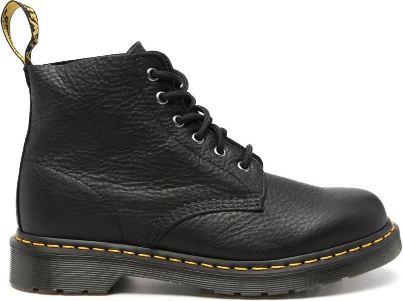 Dr. Martens lace-up leather ankle boots Zwart