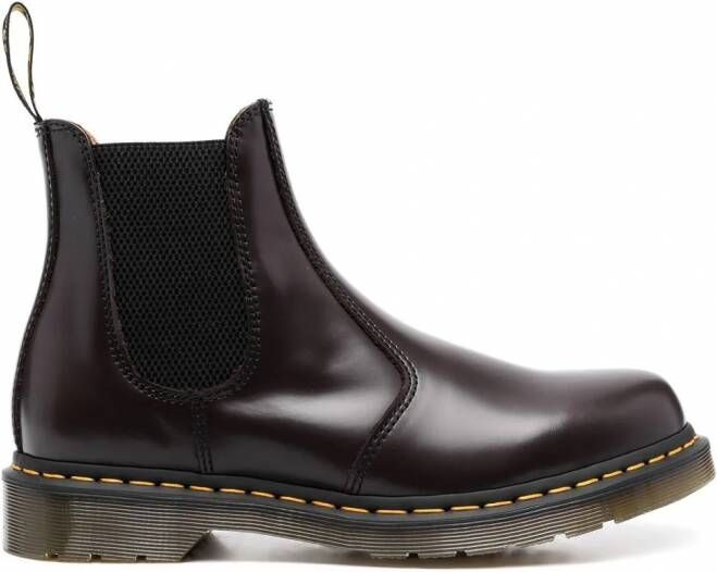 Dr. Martens Leren laarzen Rood