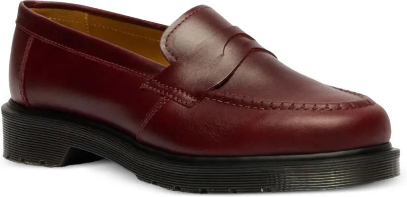 Dr. Martens Leren loafers Rood