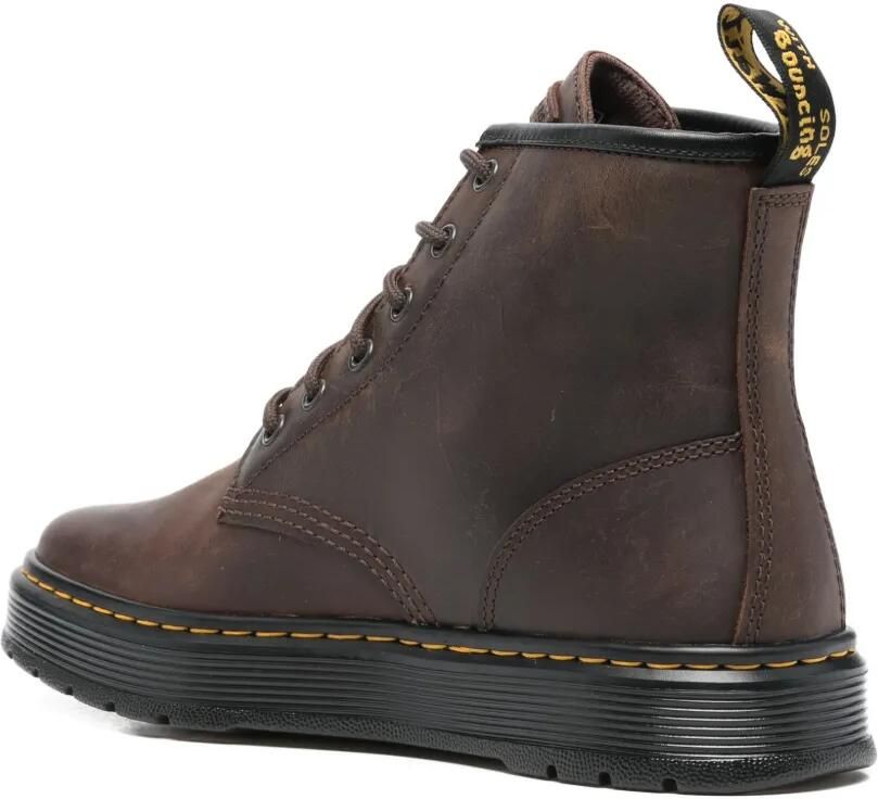 Dr. Martens Leren veterlaarzen Bruin - Foto 2