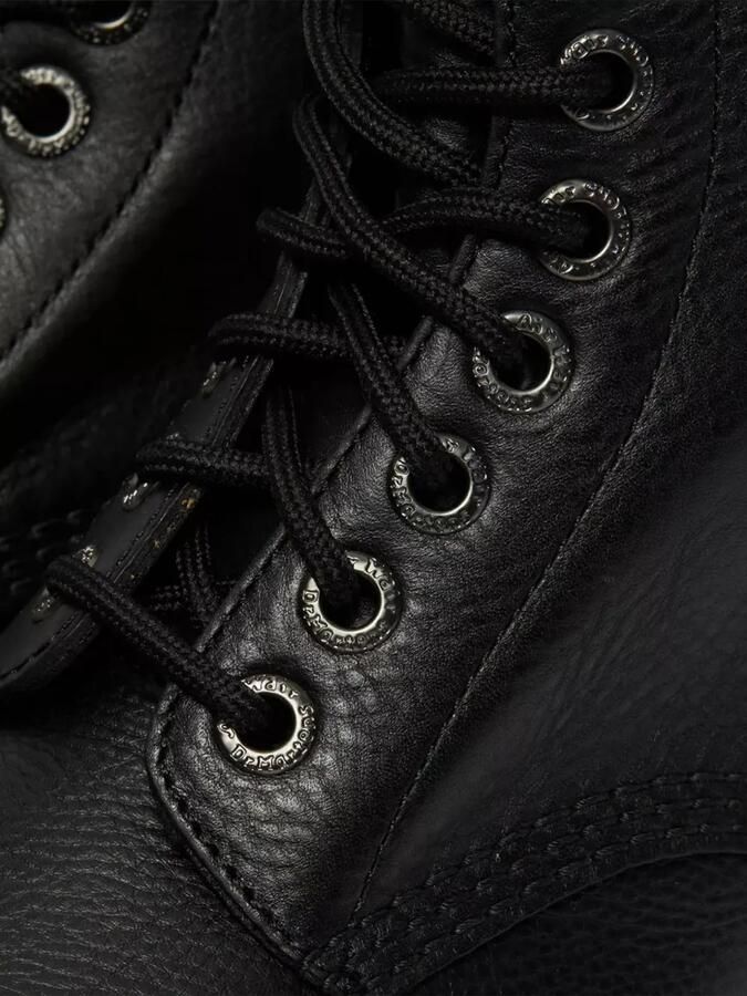 Dr. Martens Leren veterlaarzen Zwart - Foto 3