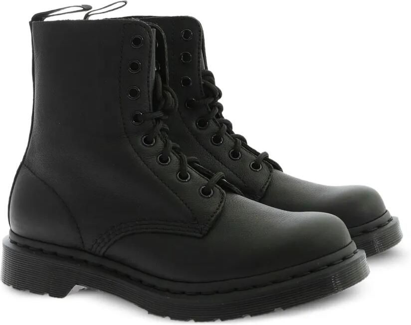 Dr. Martens Leren veterlaarzen Zwart - Foto 4