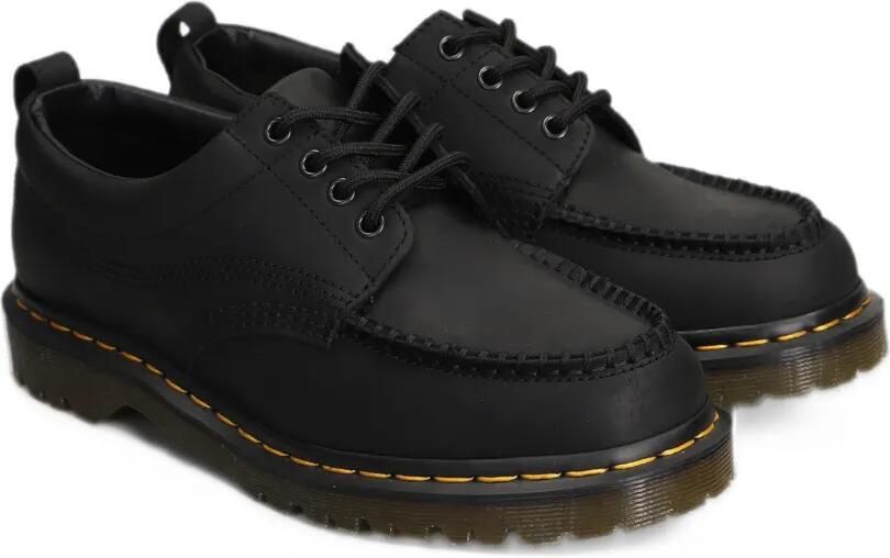 Dr. Martens Lowell 4 Eye Crazy Horse leather lace-up loafers Zwart - Foto 2