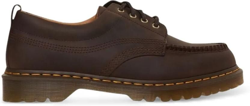 Dr. Martens Lowell 4 Eye leren sneakers Bruin - Foto 3