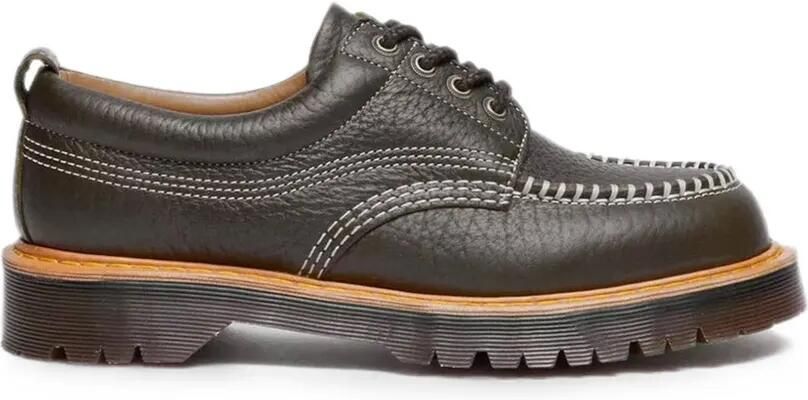 Dr. Martens Lowell derby schoenen met contrasterend stiksel Groen
