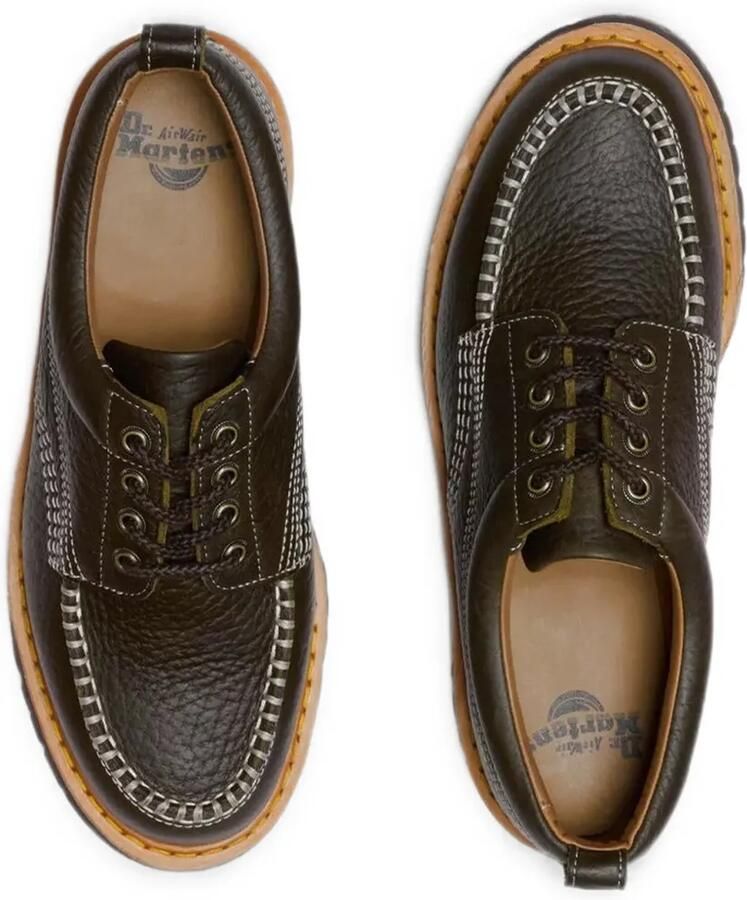 Dr. Martens Lowell derby schoenen met contrasterend stiksel Groen - Foto 2
