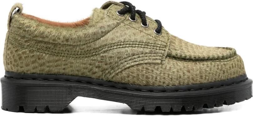 Dr. Martens Lowell derby schoenen met textuur Groen