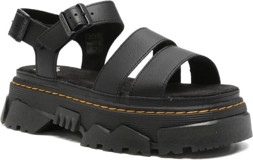 Dr. Martens Mattison sandalen met gespsluiting en plateauzool Zwart - Foto 2