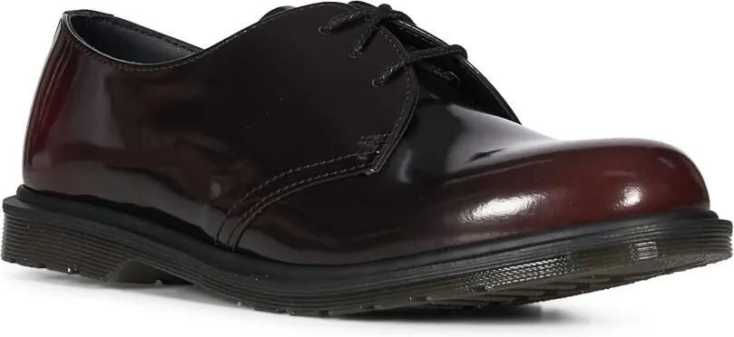 Dr. Martens Mayfare polished leather Derby shoes Rood