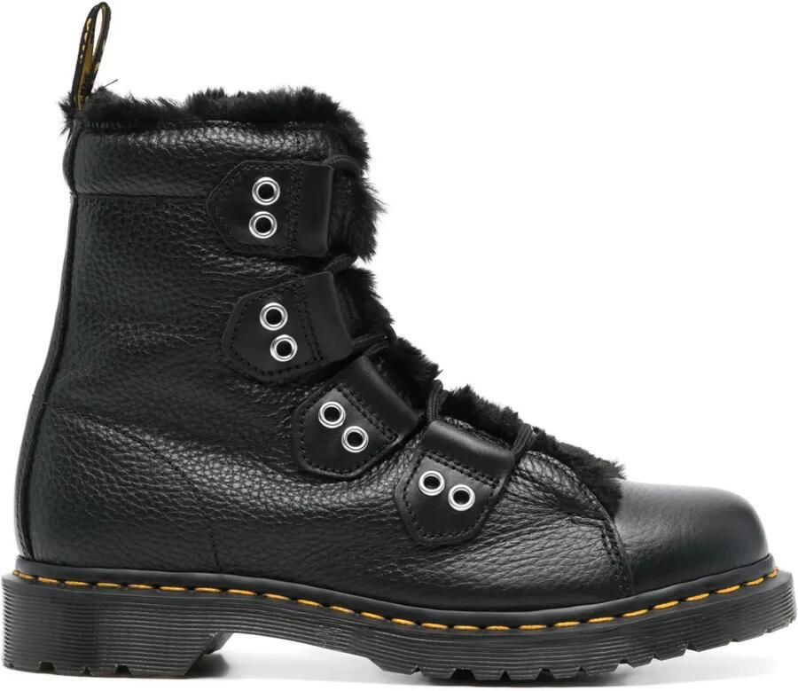 Dr. Martens Milled laarzen Zwart