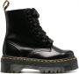 Dr. Martens Molly laarzen met plateauzool Zwart - Thumbnail 1