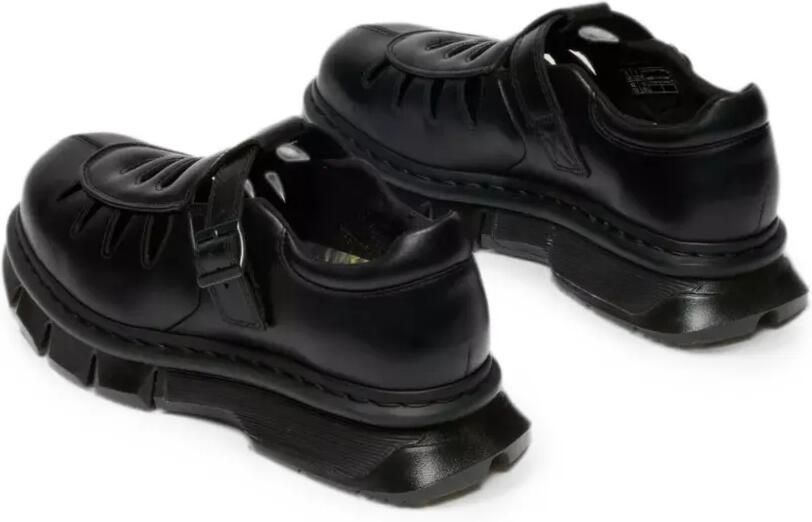 Dr. Martens QUBIST Fisher schoenen met gespsluiting en uitgesneden details Zwart - Foto 3