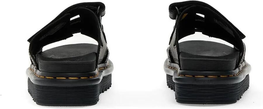 Dr. Martens Raine Athena leren slippers met klittenband Zwart - Foto 3