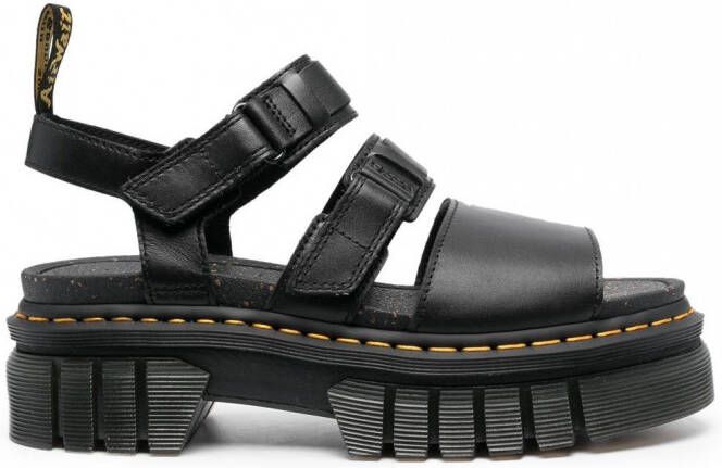 Dr. Martens Ricki sandalen met plateauzool Zwart