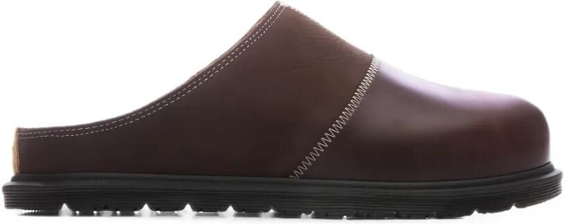 Dr. Martens San leren muiltjes met patchwork Bruin