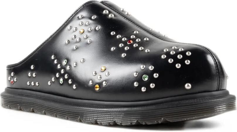Dr. Martens sAN leren muiltjes verfraaid met studs Zwart - Foto 3