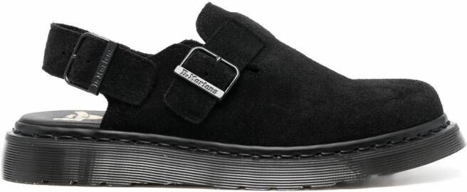 Dr. Martens Sandalen met gesp Zwart