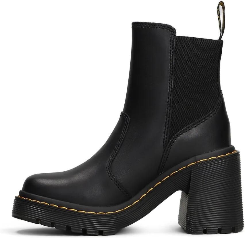 Dr. Martens Spence enkellaarzen met blokhak en rits Zwart - Foto 2