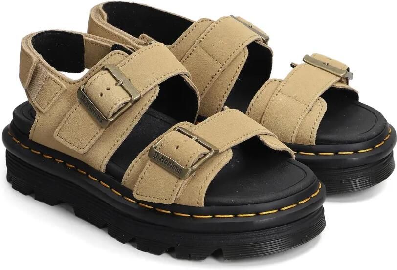 Dr. Martens Suède sandalen Beige - Foto 3