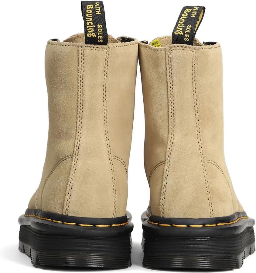 Dr. Martens Suède veterloze slip-on laarzen Beige - Foto 2