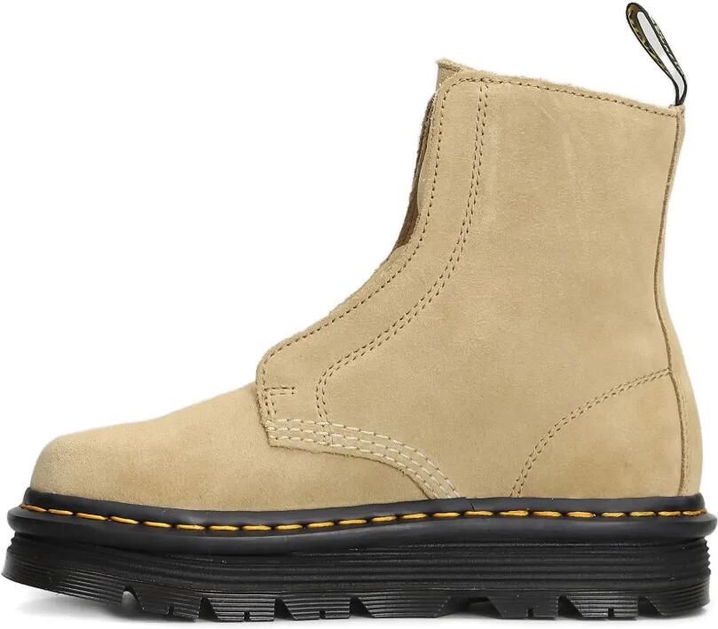 Dr. Martens Suède veterloze slip-on laarzen Beige - Foto 4