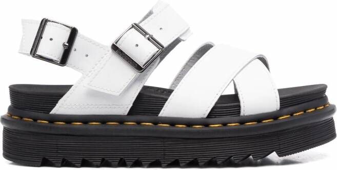 Dr. Martens Voss II leren sandalen Wit