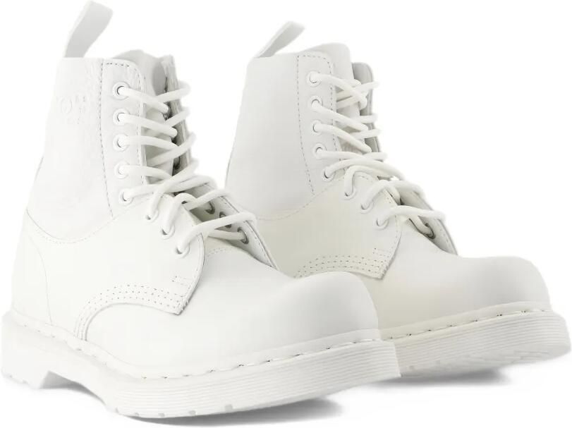Dr. Martens x MM6 1460 1461 lace-up leather boots Wit - Foto 2