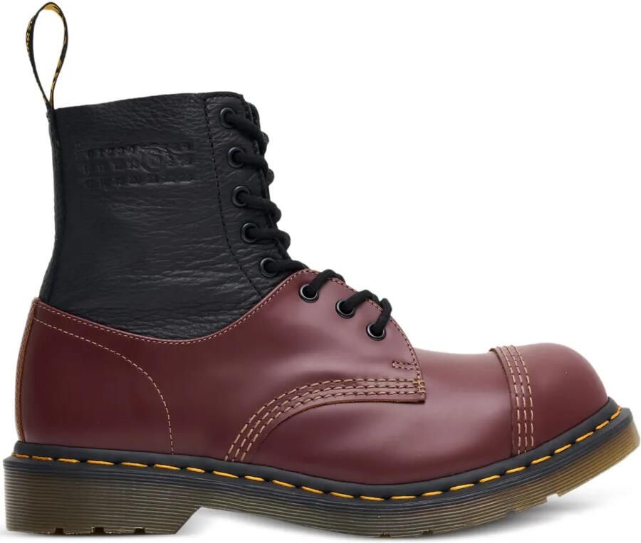 Dr. Martens x MM6 Maison Margiela 1460 Twisted and Reimagined leren laarzen Rood