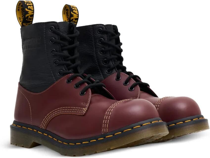 Dr. Martens x MM6 Maison Margiela 1460 Twisted and Reimagined leren laarzen Rood - Foto 4