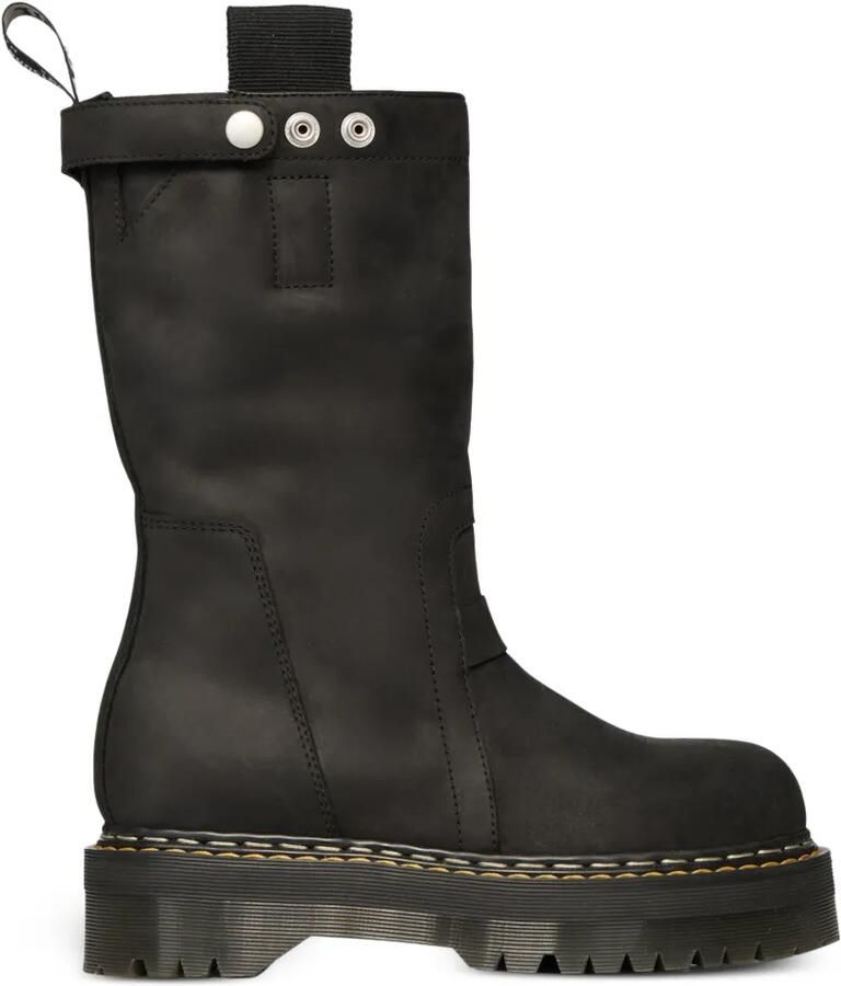 Dr. Martens x Rick Owens laarzen met ronde neus Zwart - Foto 2