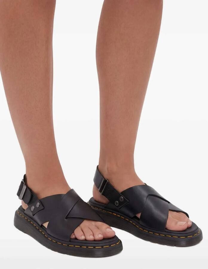 Dr. Martens Zane Brando leren sandalen Zwart - Foto 2