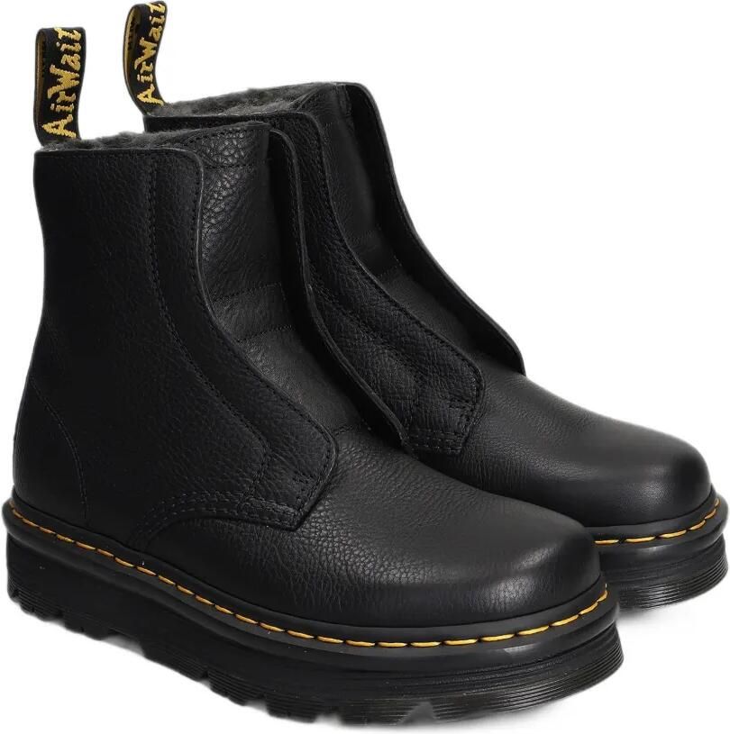 Dr. Martens Zebzag enkellaarzen met textuur Zwart - Foto 3