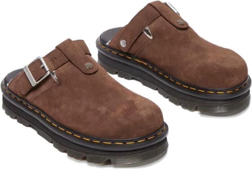 Dr. Martens Zebzag muiltjes met gesp Bruin - Foto 3