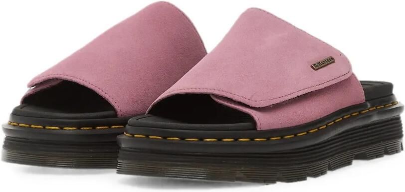 Dr. Martens Zebzag platte sandalen met plateauzool en klittenband Roze - Foto 2