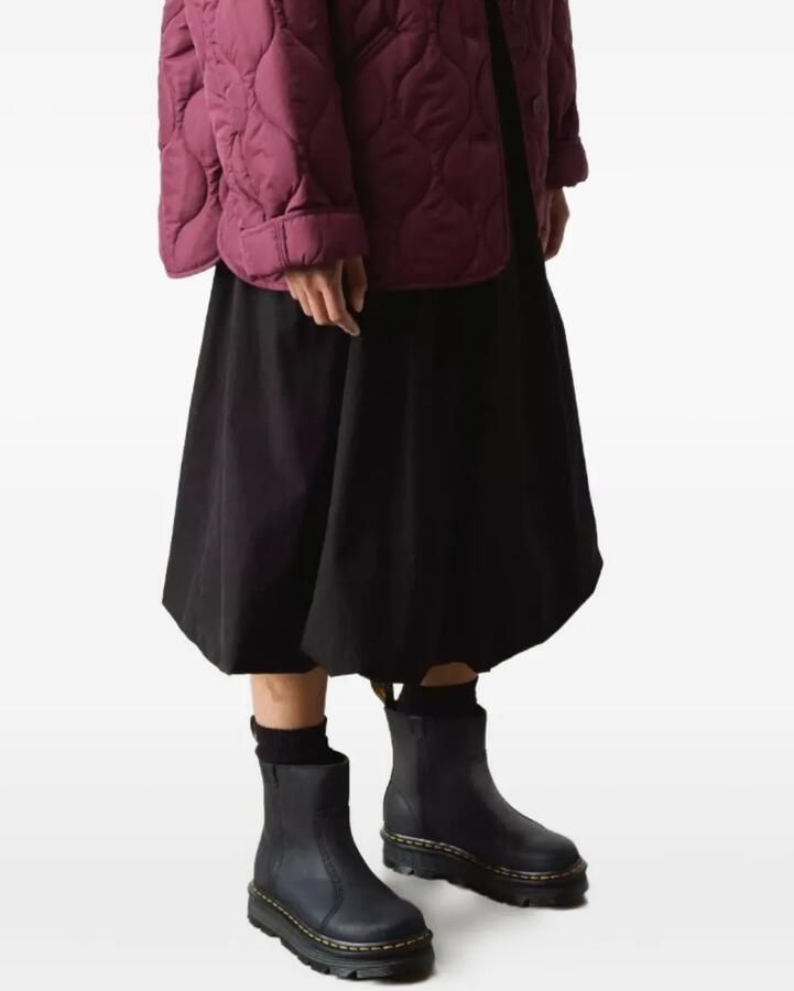 Dr. Martens Zebzag Rigger leren laarzen Zwart