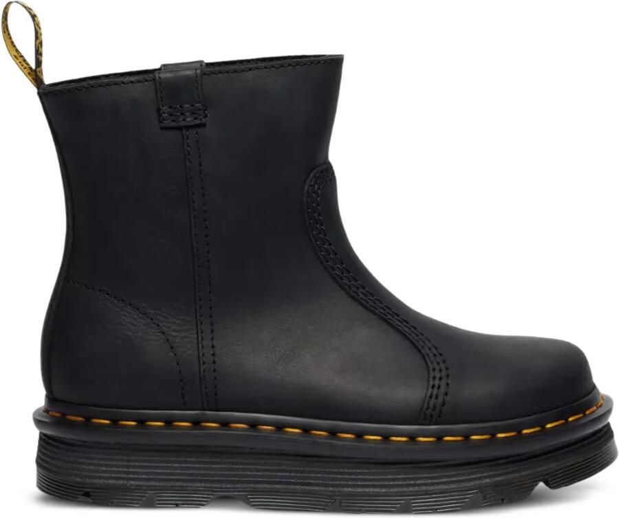 Dr. Martens Zebzag Rigger leren laarzen Zwart - Foto 3