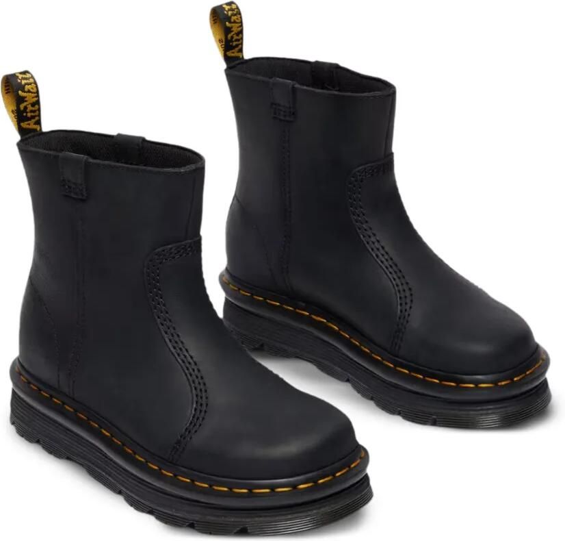 Dr. Martens Zebzag Rigger leren laarzen Zwart - Foto 4