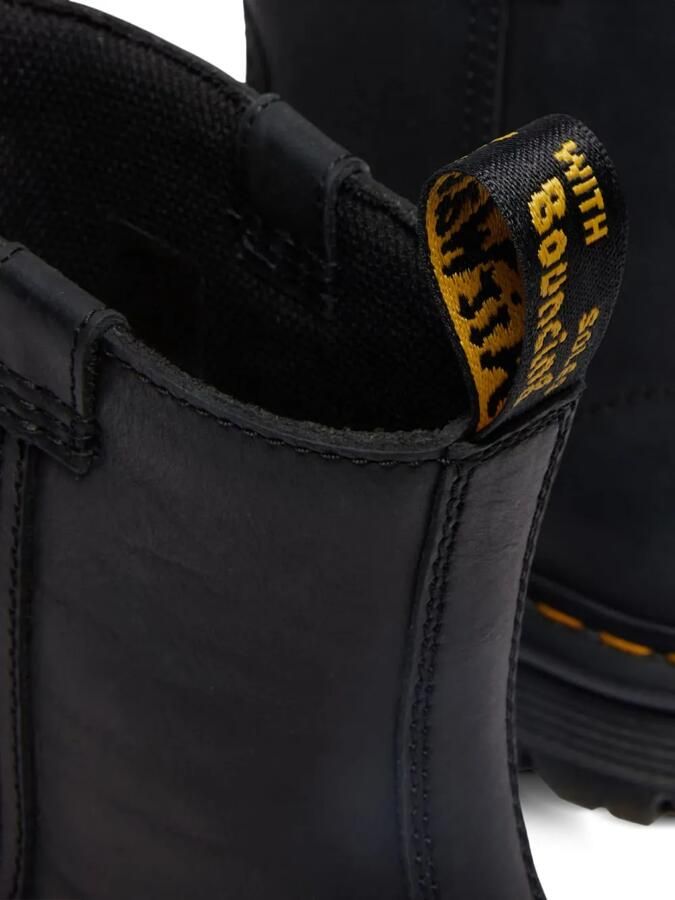 Dr. Martens Zebzag Rigger leren laarzen Zwart - Foto 5
