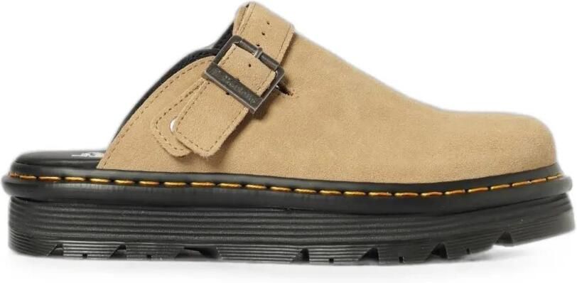 Dr. Martens Zebzag suède muiltjes Beige
