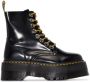 Dr. Martens Jadon laarzen met plateauzool Zwart - Thumbnail 1