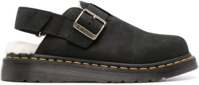 Dr. Martens Jorge II leren muiltjes Zwart